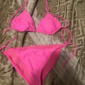 Pink bikini